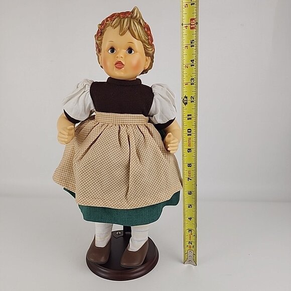 Goebel MJ Hummel 16" Porcelain Doll Valentine Gift Exclusive Edition RARE 98' - Picture 2 of 14